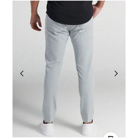 BYLT Kinetic Gray Performance Stretch Premium Basics Chino Pants NEW Size 36 - Picture 2 of 12